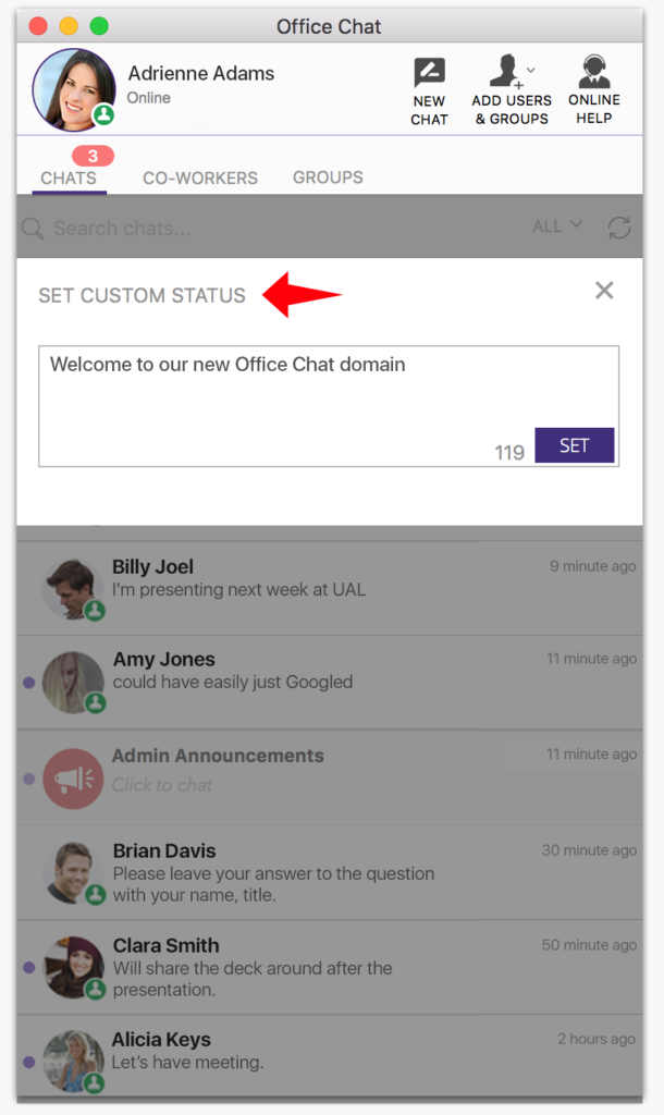 microsoft office chat live